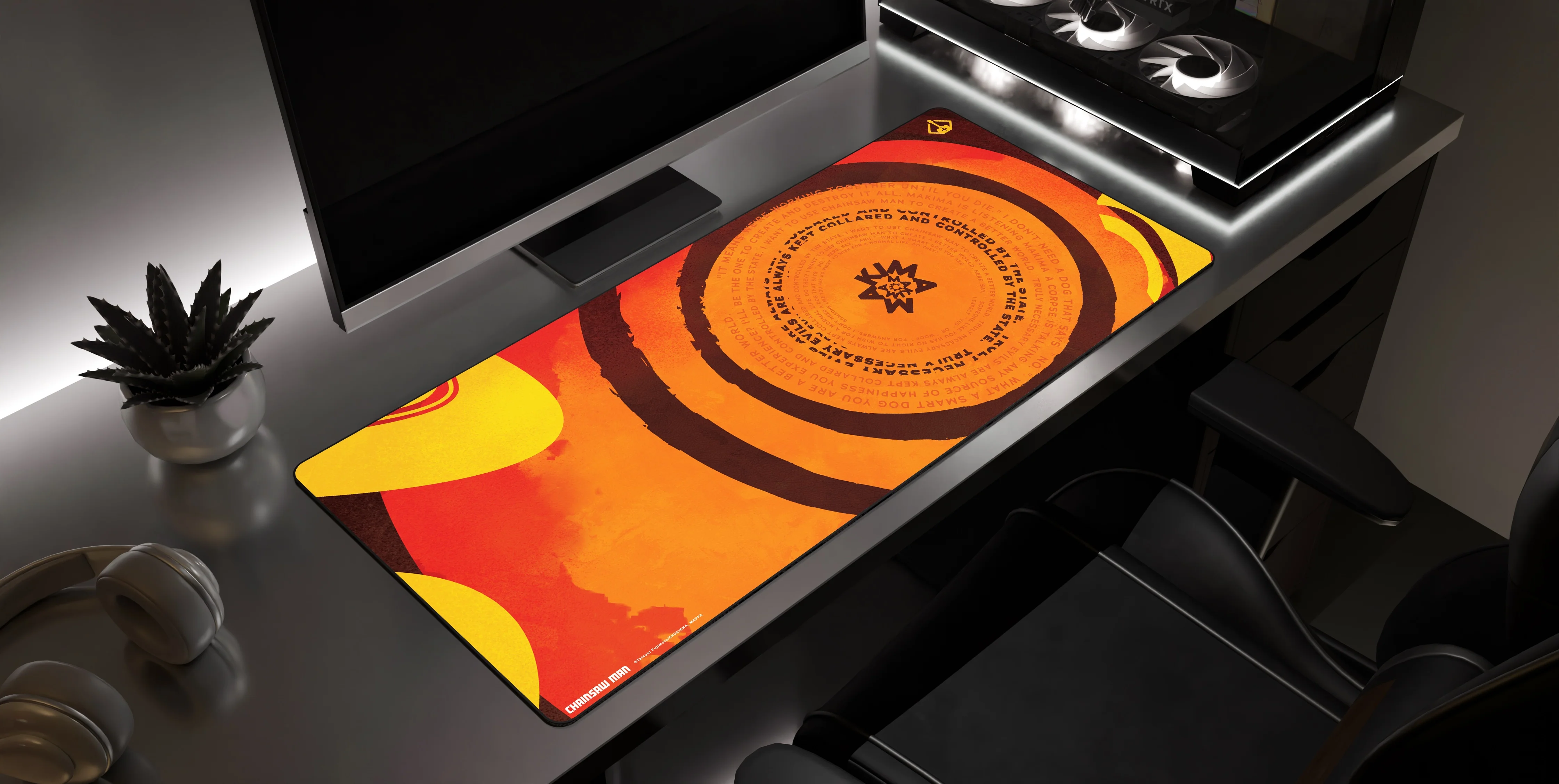 Control - Chainsaw Man Desk Mat