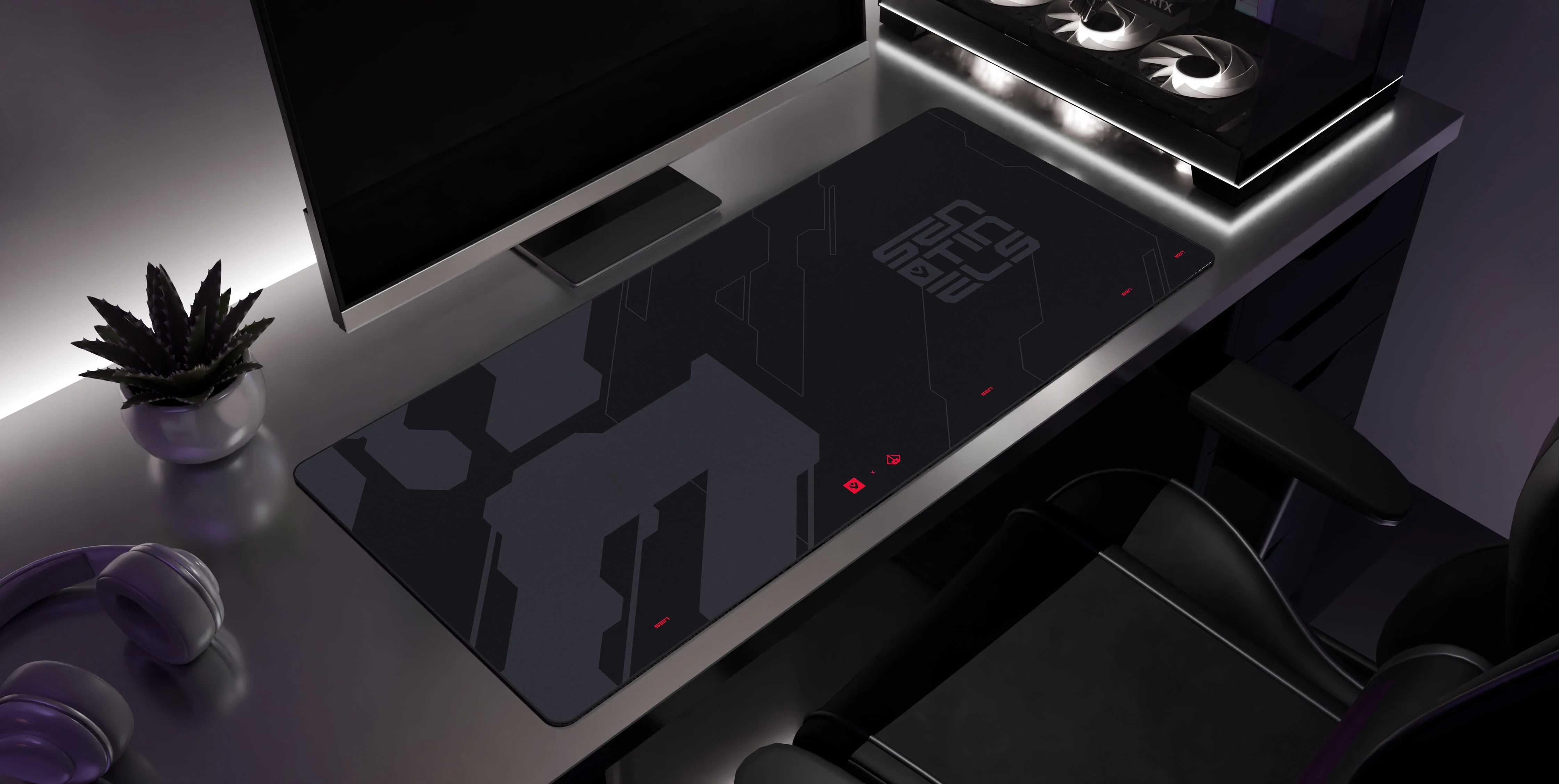 Dark - Desk Mat - Image 2