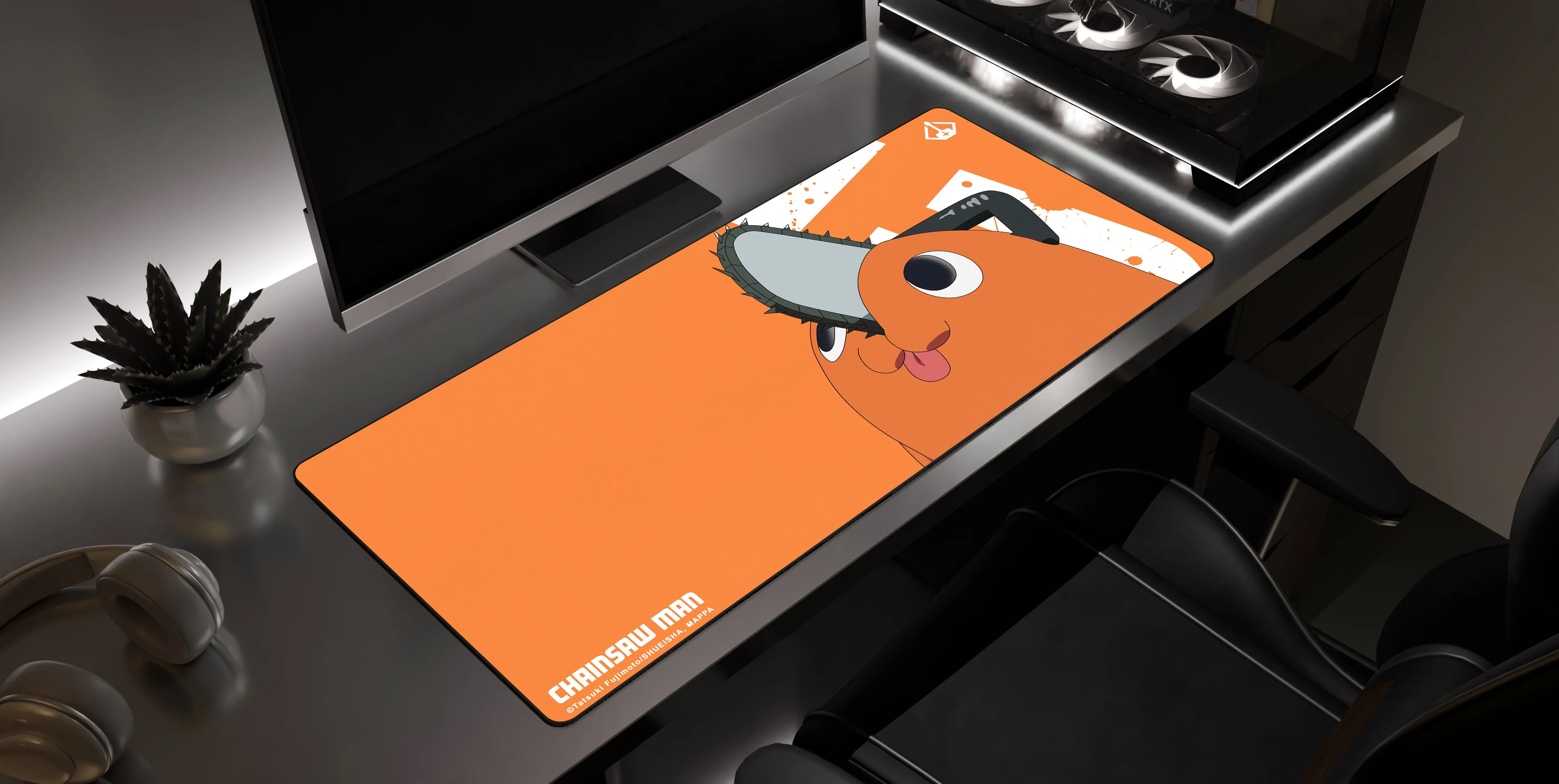 Pochita - Chainsaw Man Desk Mat